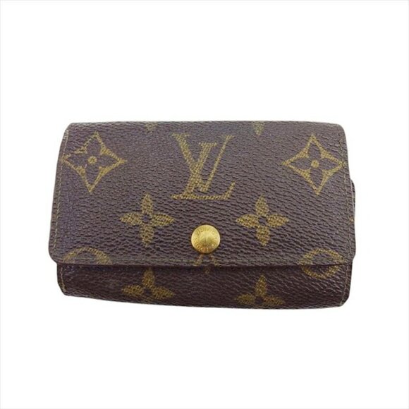 LOUIS VUITTON Key Case Monogram Canvas Authentic USED - Picture 1 of 10